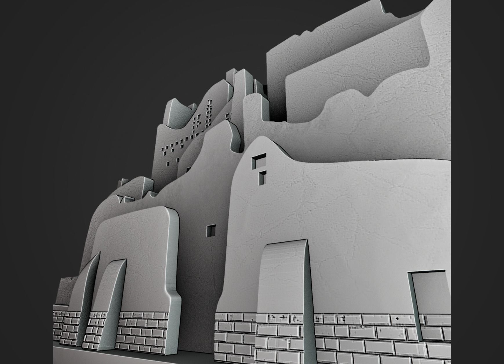 Salwa Palace diriyah - Saudi Arabia  3D print model_3