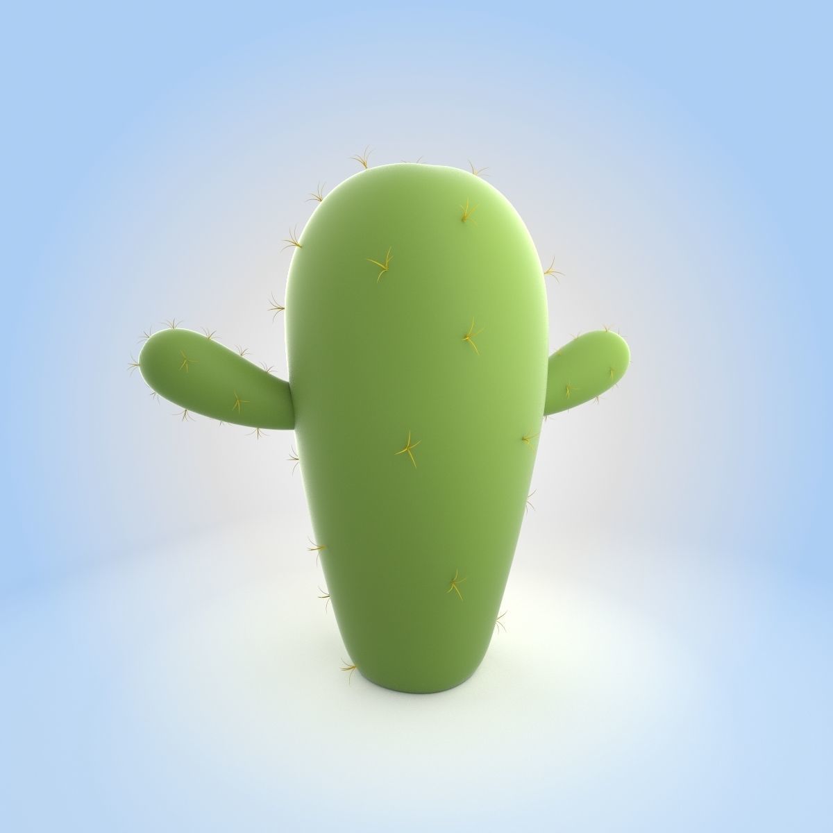 Cactus 3D model_2
