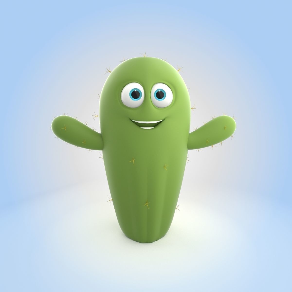 Cactus 3D model_4