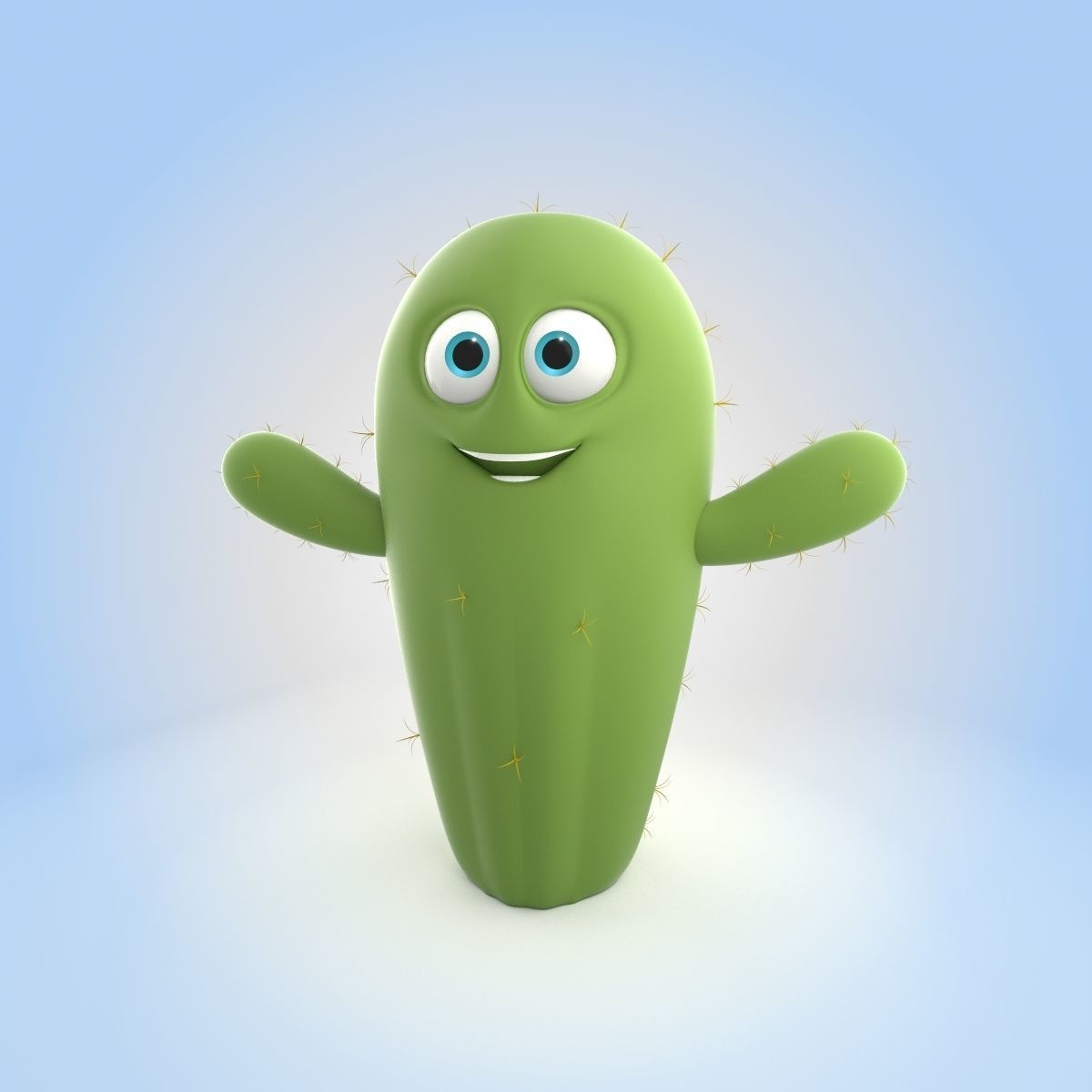 Cactus 3D model_3
