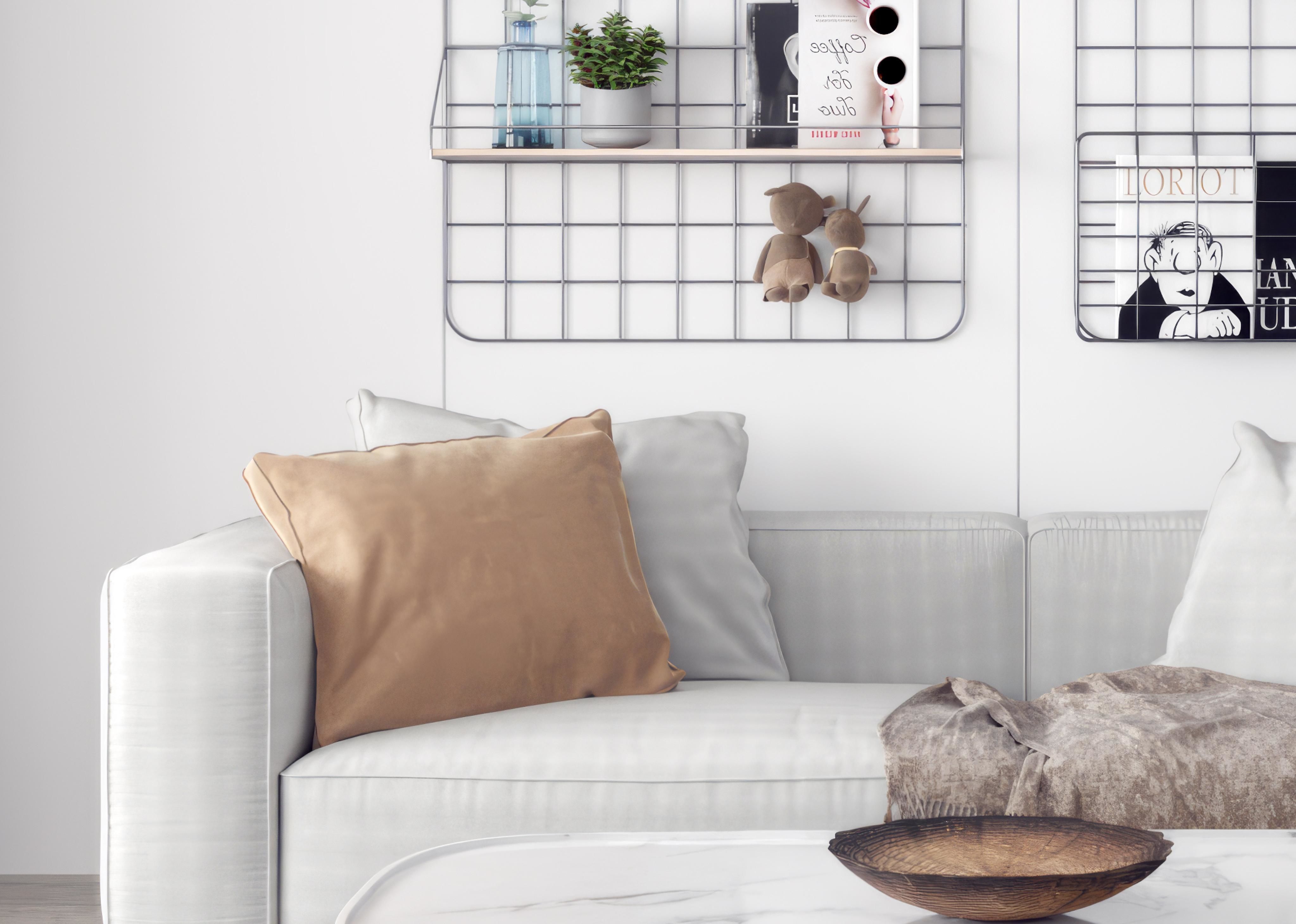 Hanger Art Decoration Combination Nordic 3D model_1