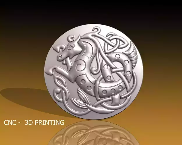 Celtic water Horse Pendant