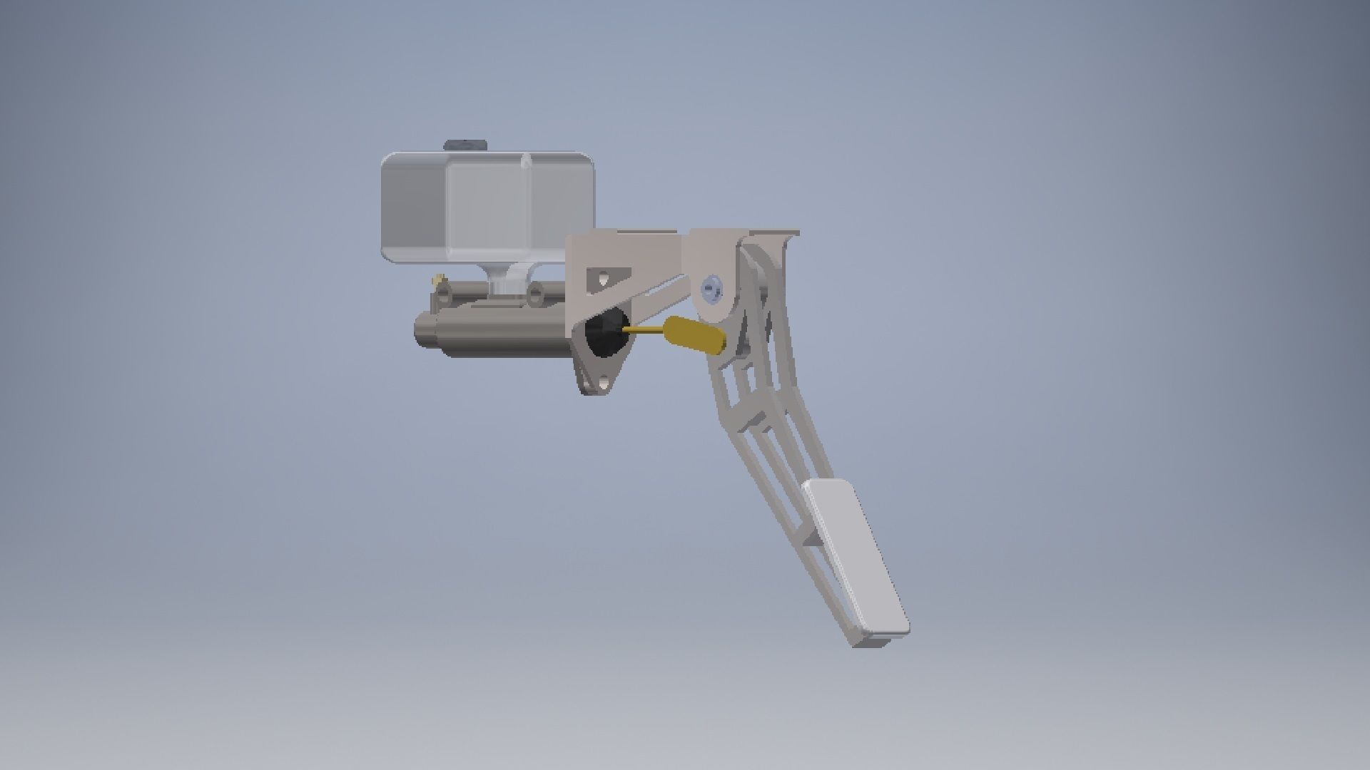 brake pedal assembly 3D model 3D model_6