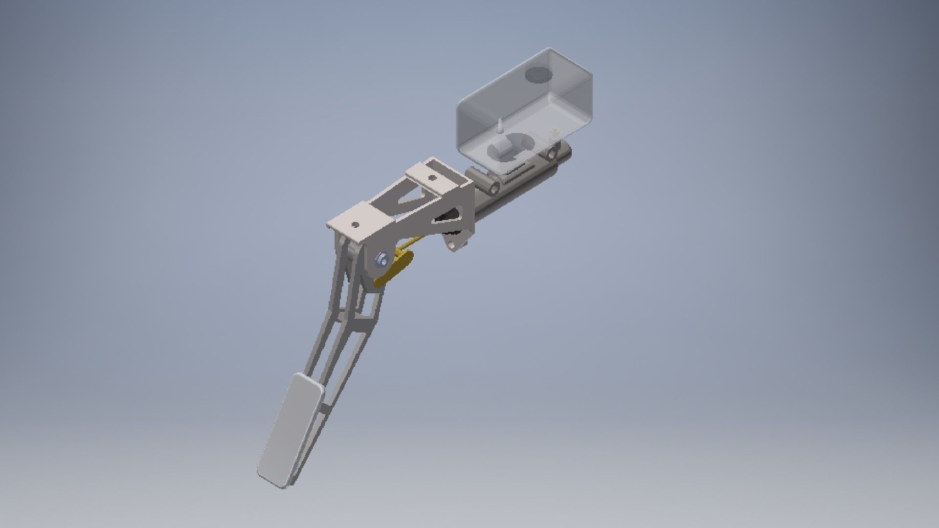 brake pedal assembly 3D model 3D model_7
