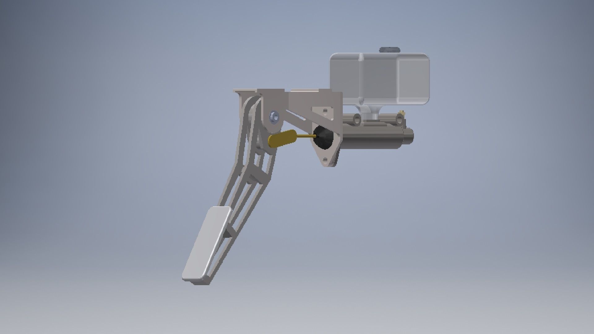 brake pedal assembly 3D model 3D model_8