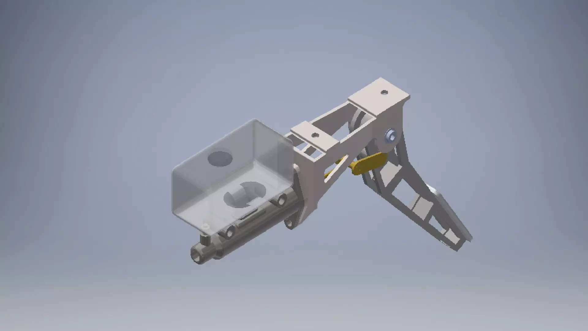 brake pedal assembly 3D model 3D model_0