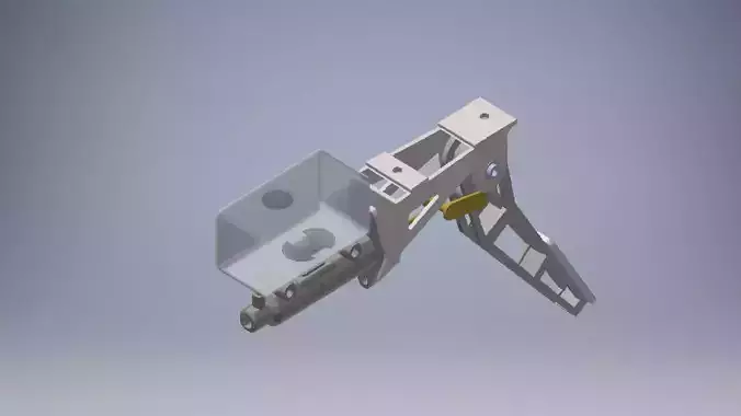 brake pedal assembly 3D model