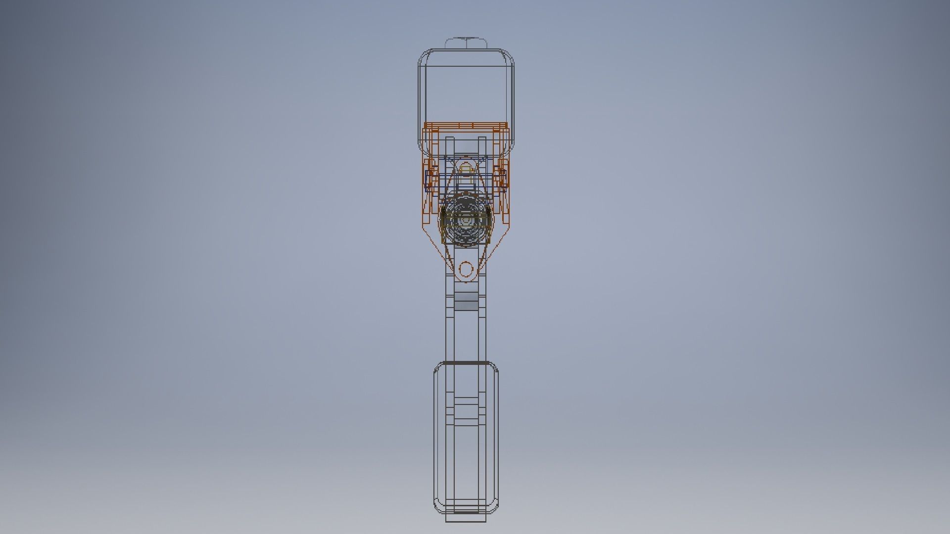 brake pedal assembly 3D model 3D model_11