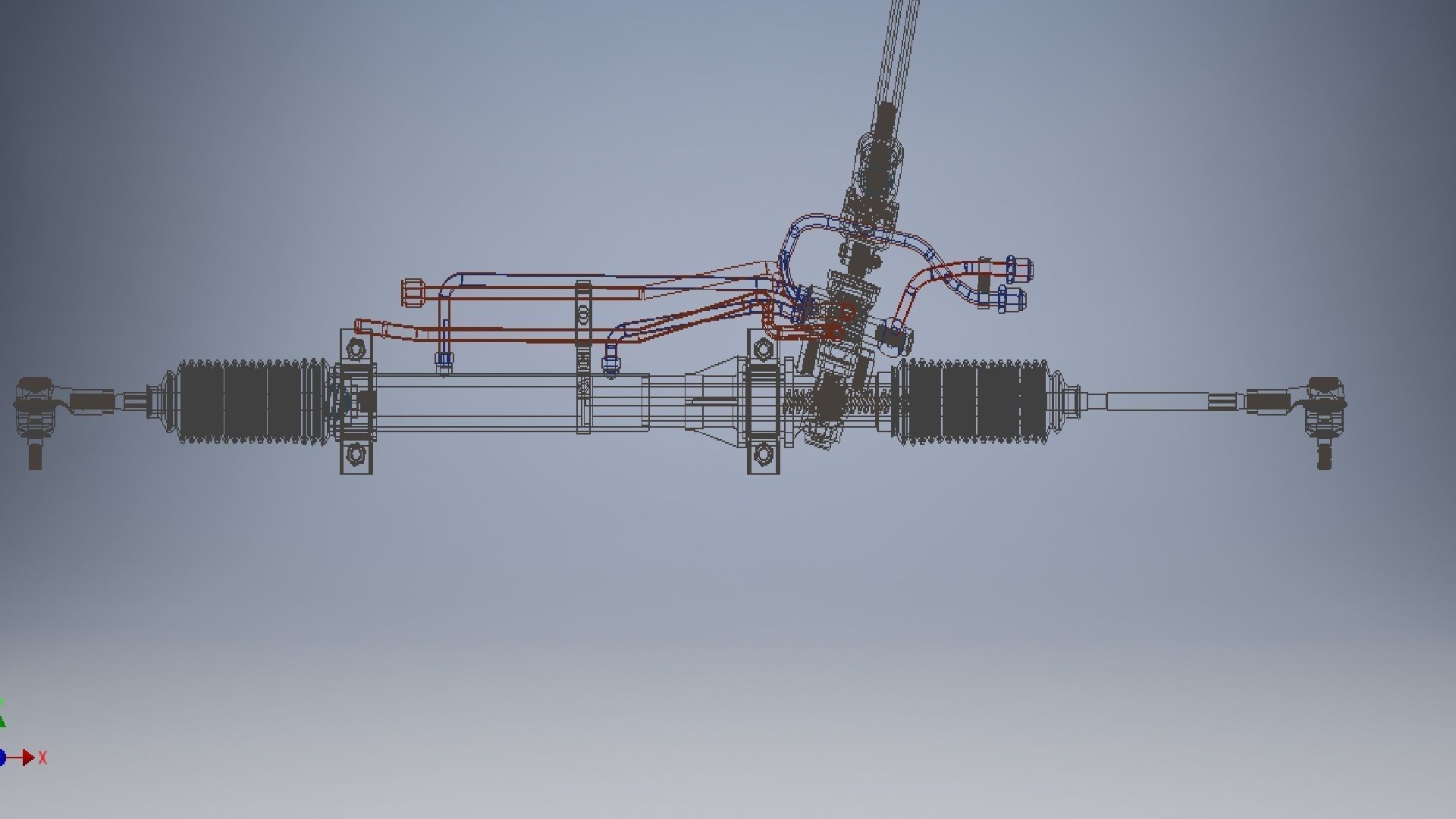 power steering system 3d model 3D model_10