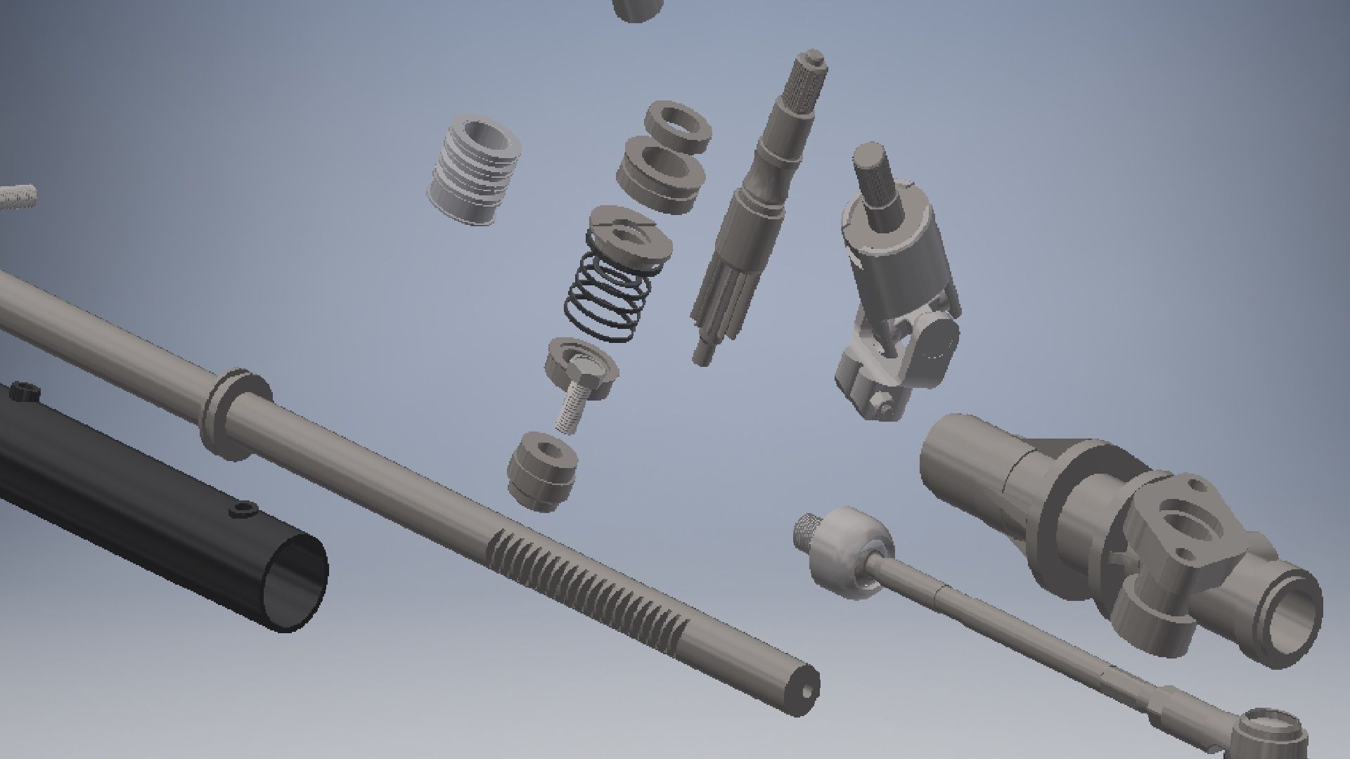 power steering system 3d model 3D model_9