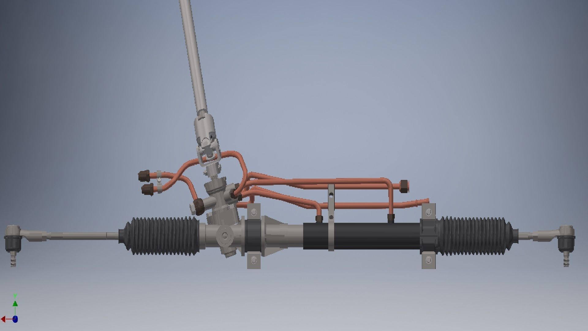 power steering system 3d model 3D model_5