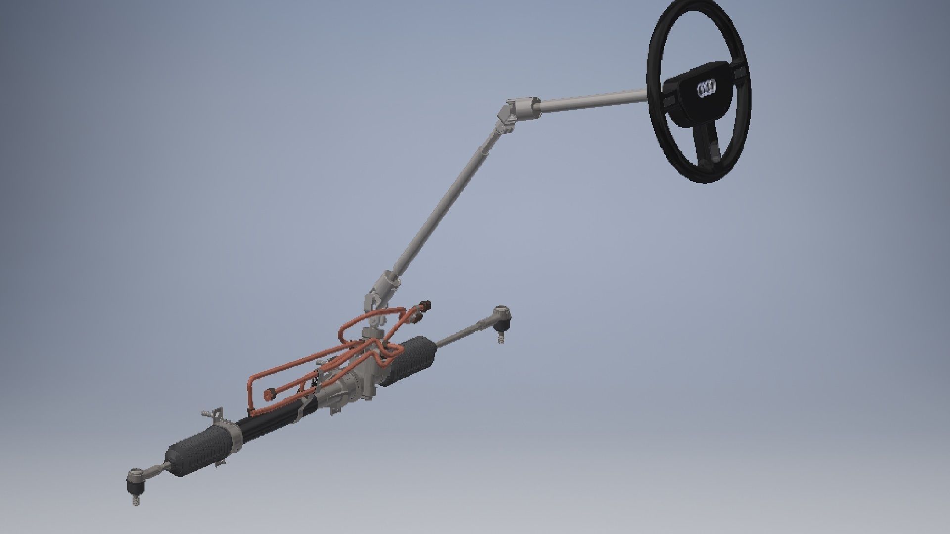 power steering system 3d model 3D model_1