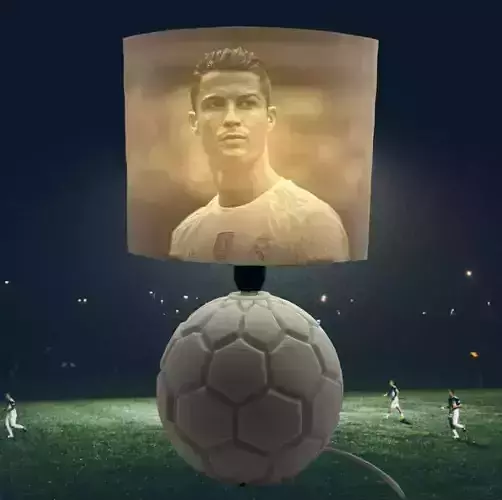 Cristiano Ronaldo Lamp E14 3D print model