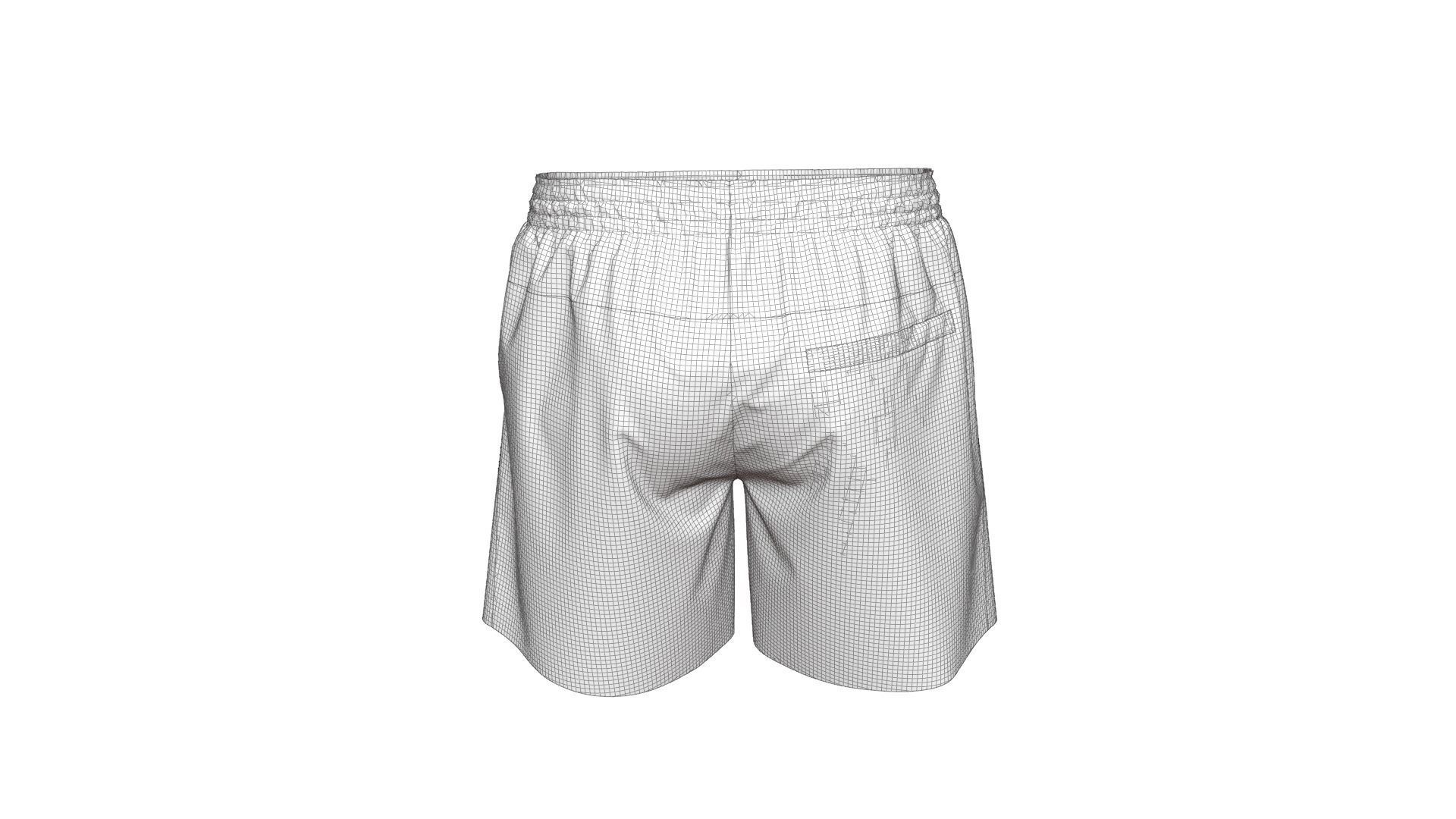 Short Garment 3D model_23