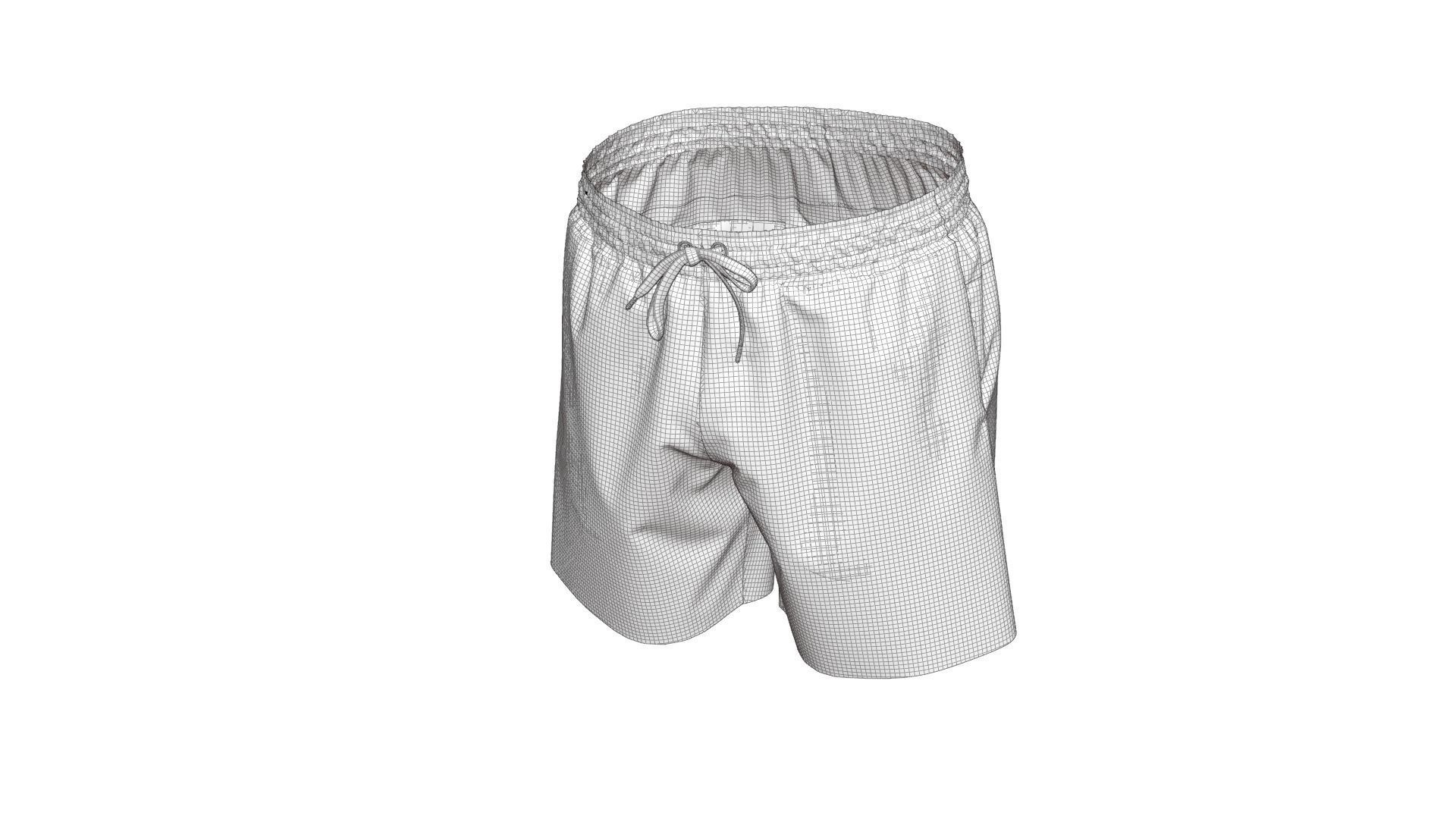 Short Garment 3D model_14