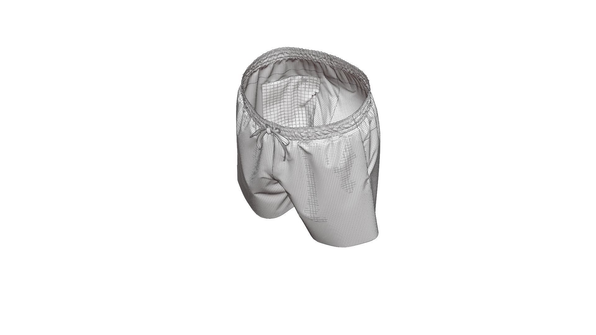 Short Garment 3D model_24