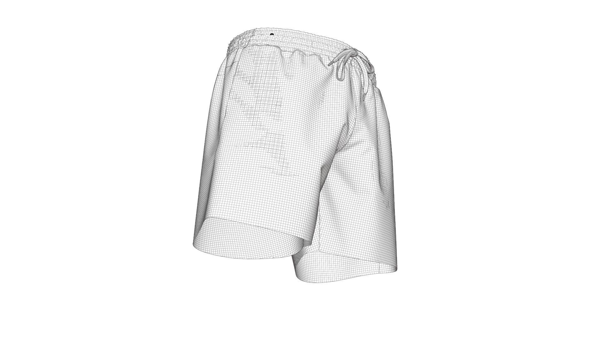 Short Garment 3D model_25