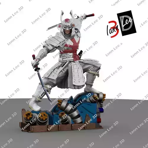 Samurai Plateado Silver Samurai Marvel Xmen mutante 3D print model