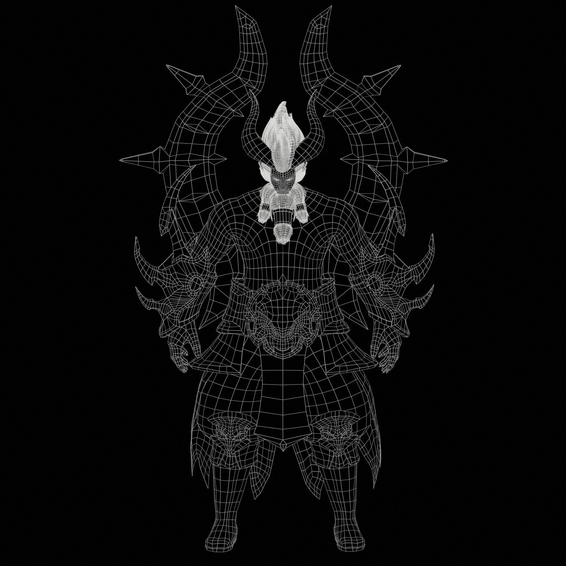 The Yacha General Low-poly 3D model_3