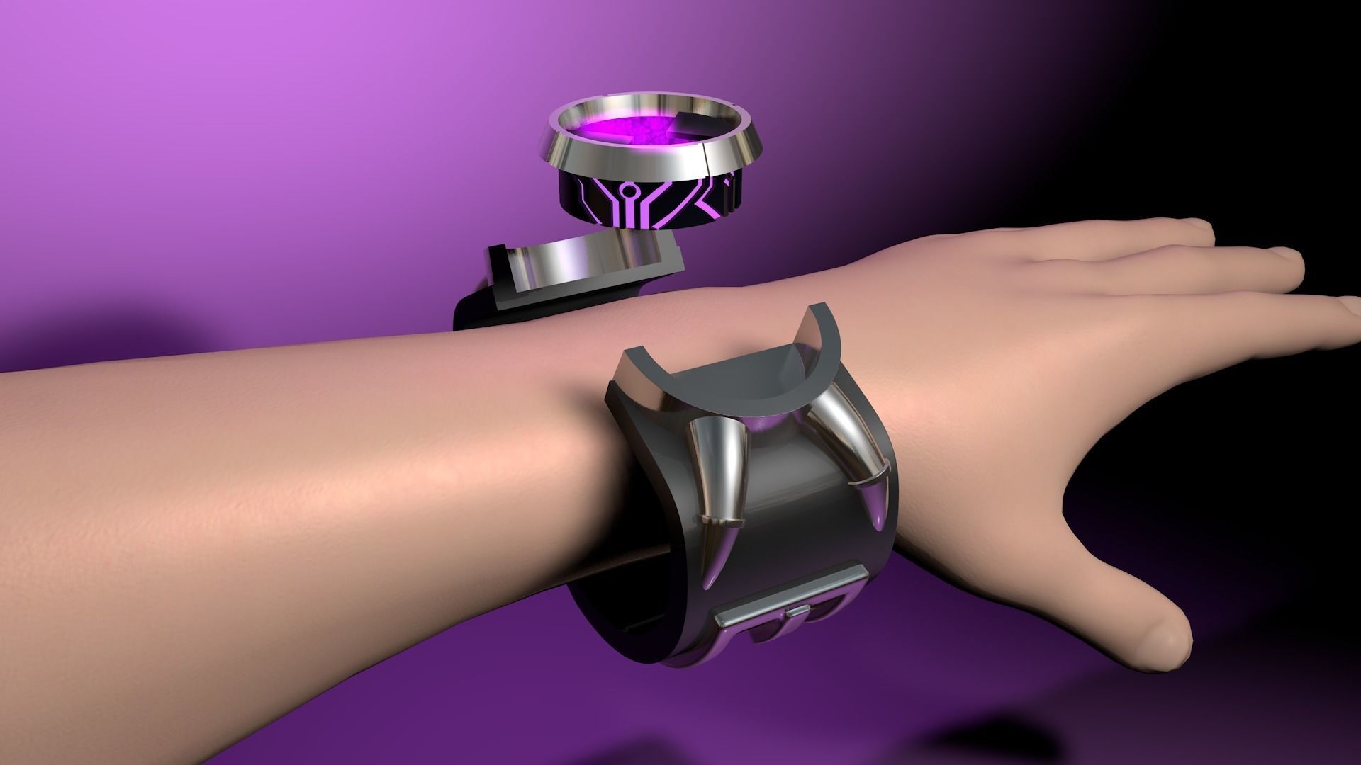 Omnitrix Benzarro - 3D Print Ready STL 3D print model_12