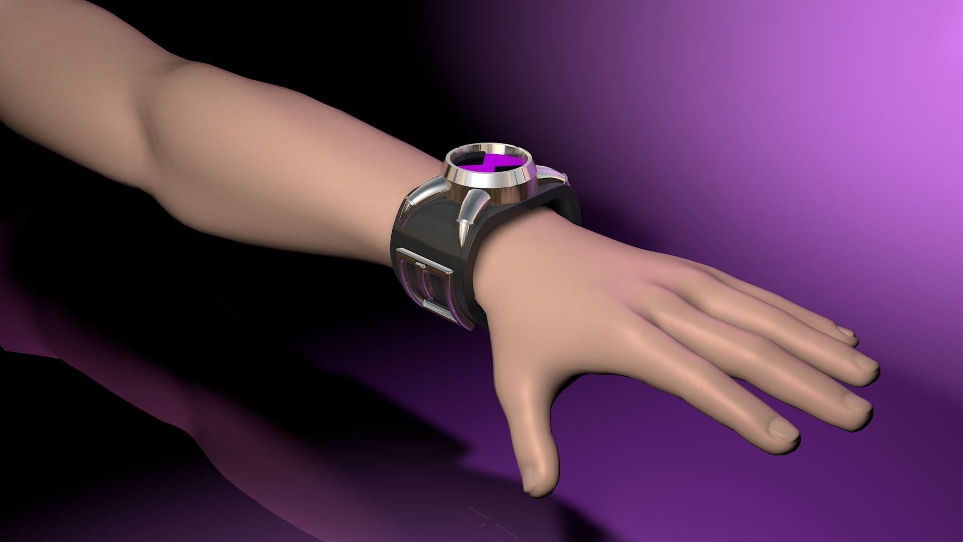 Omnitrix Benzarro - 3D Print Ready STL 3D print model_11