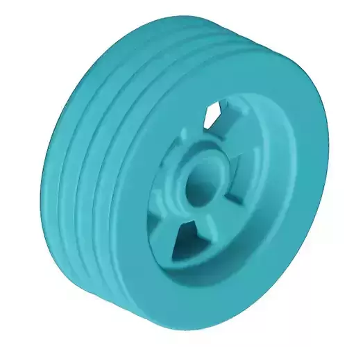 Plastic Pulley 3D model