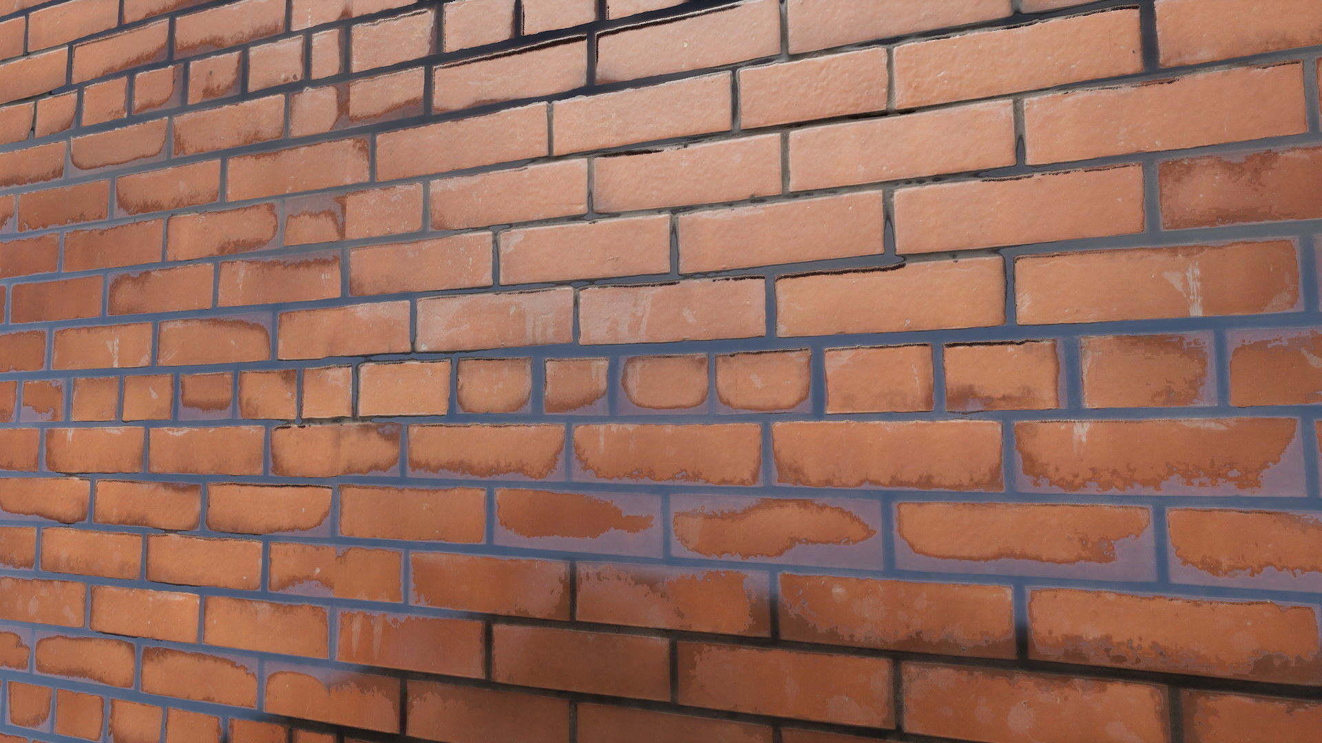 UE Brick walls part 02 Low-poly 3D model_13