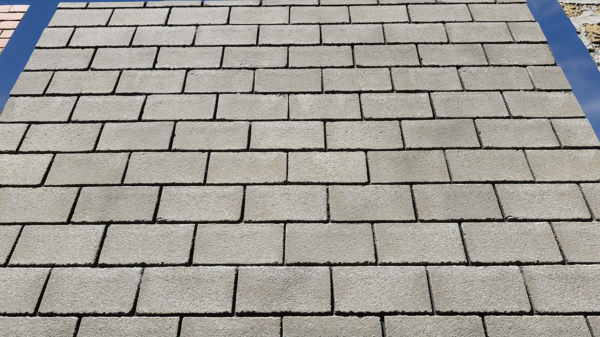 UE Brick walls part 02 Low-poly 3D model_4