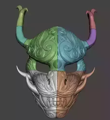 MASCARA SAKURA GARENA FREE FIRE 3D print model