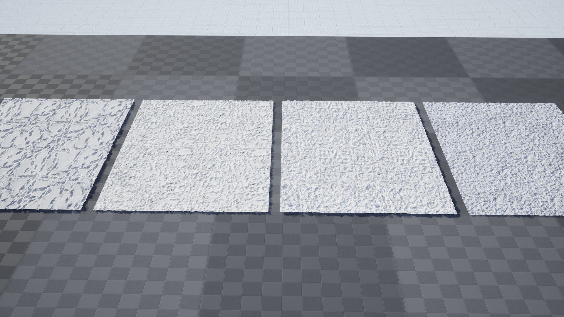 UE Snow area materials  part 01 Low-poly 3D model_4