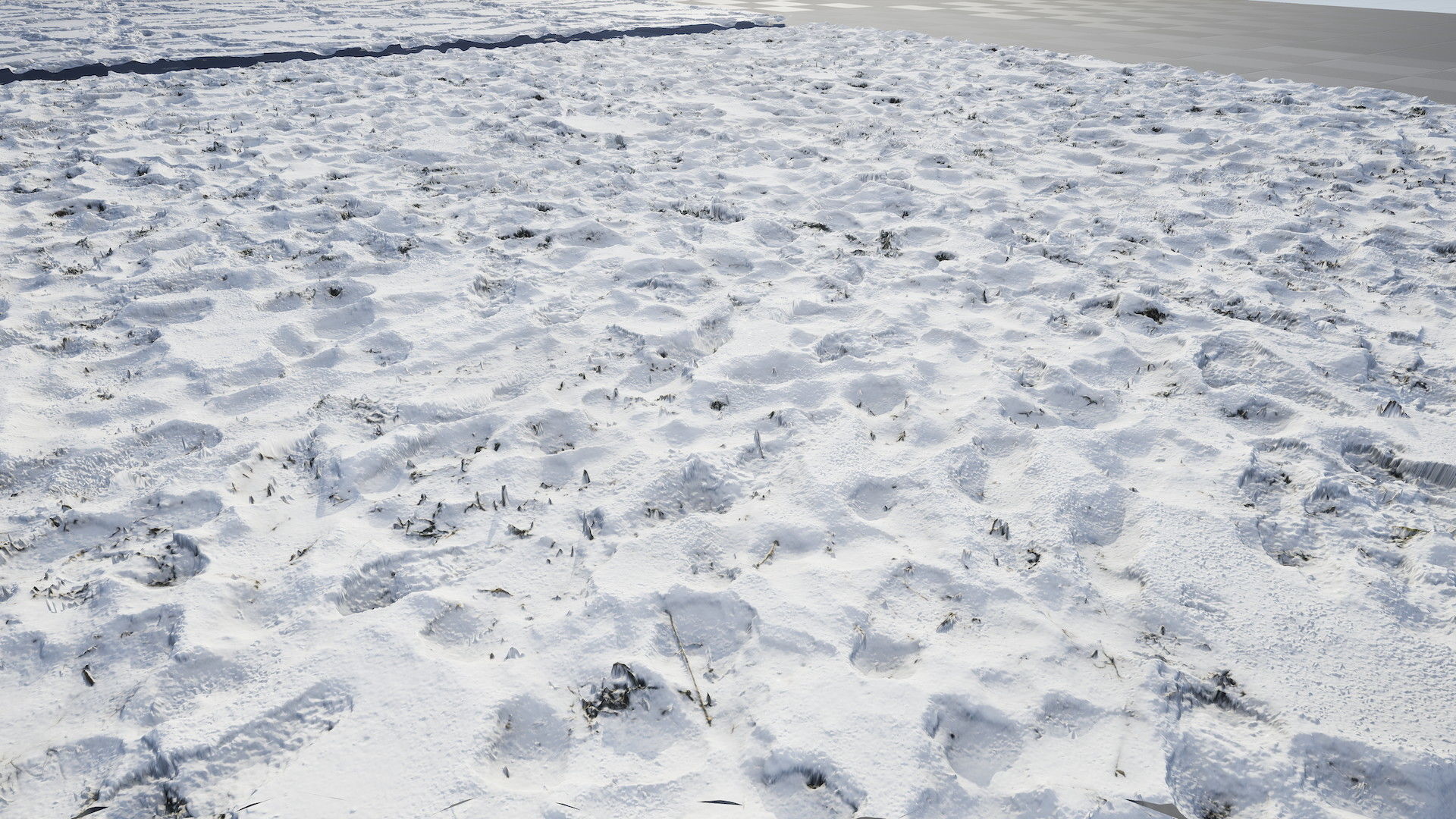 UE Snow area materials  part 01 Low-poly 3D model_12