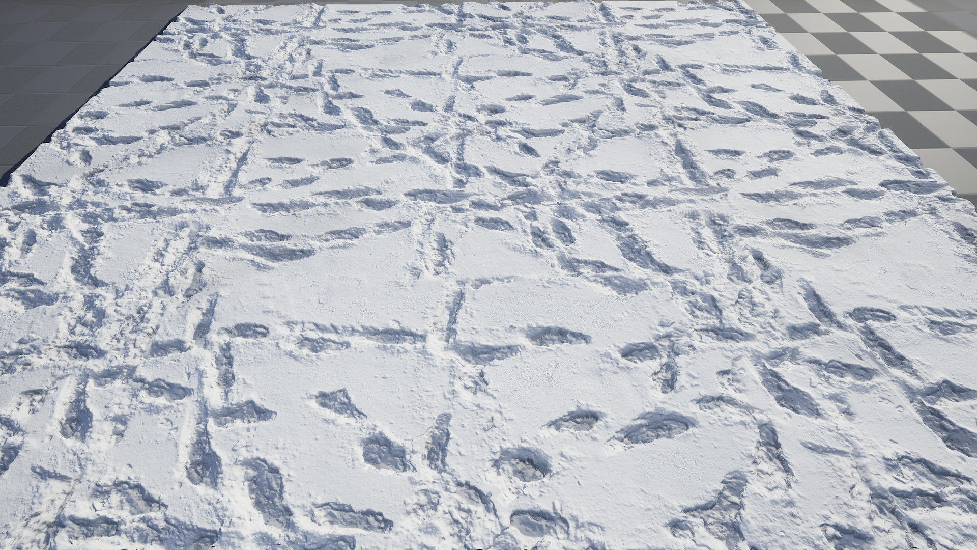 UE Snow area materials  part 01 Low-poly 3D model_18