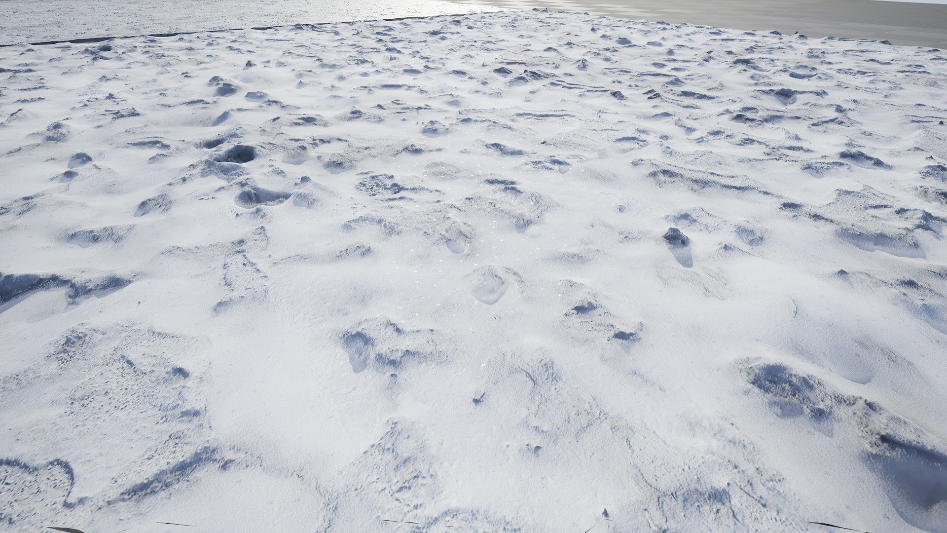 UE Snow area materials  part 01 Low-poly 3D model_17
