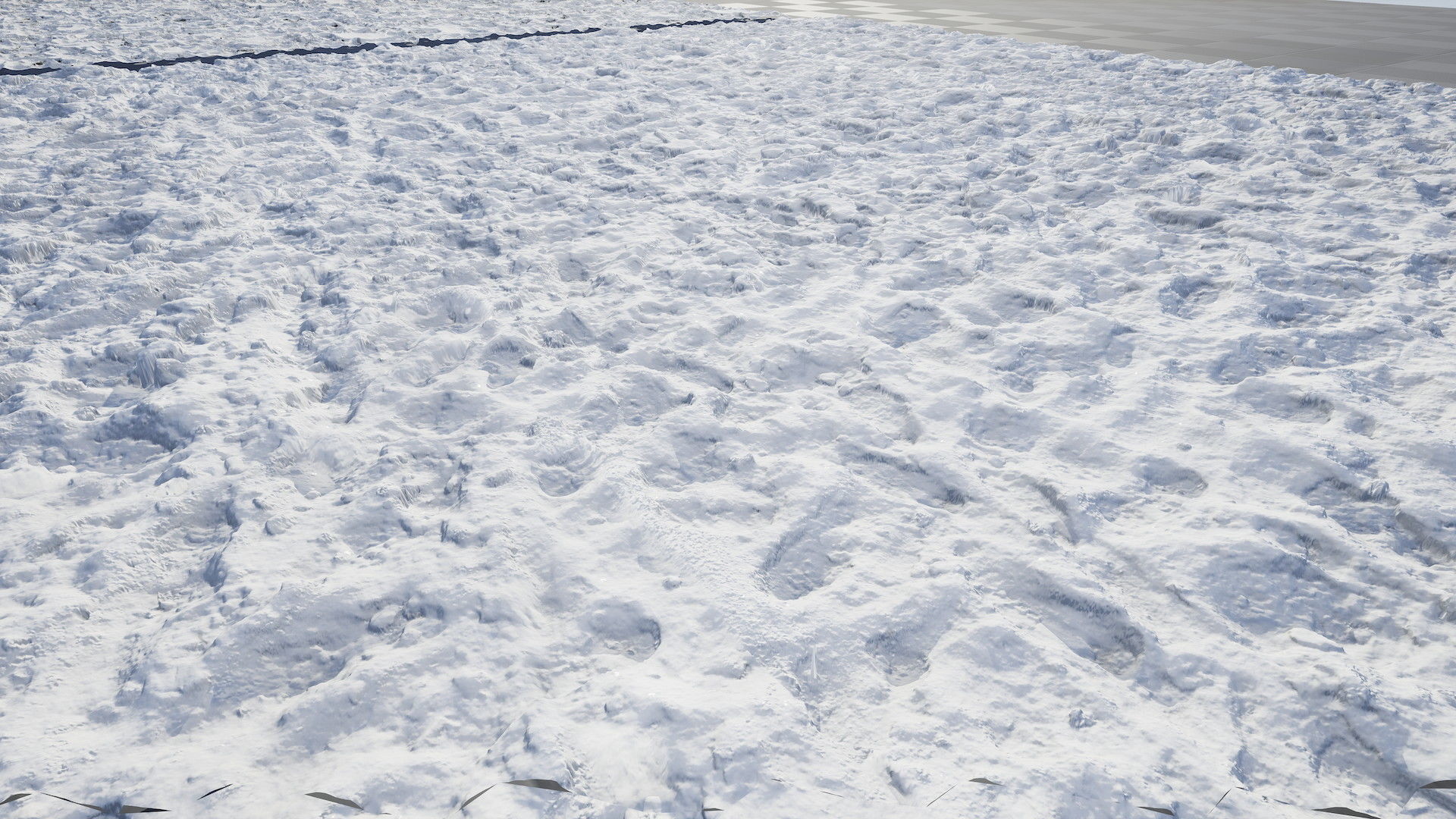UE Snow area materials  part 01 Low-poly 3D model_13