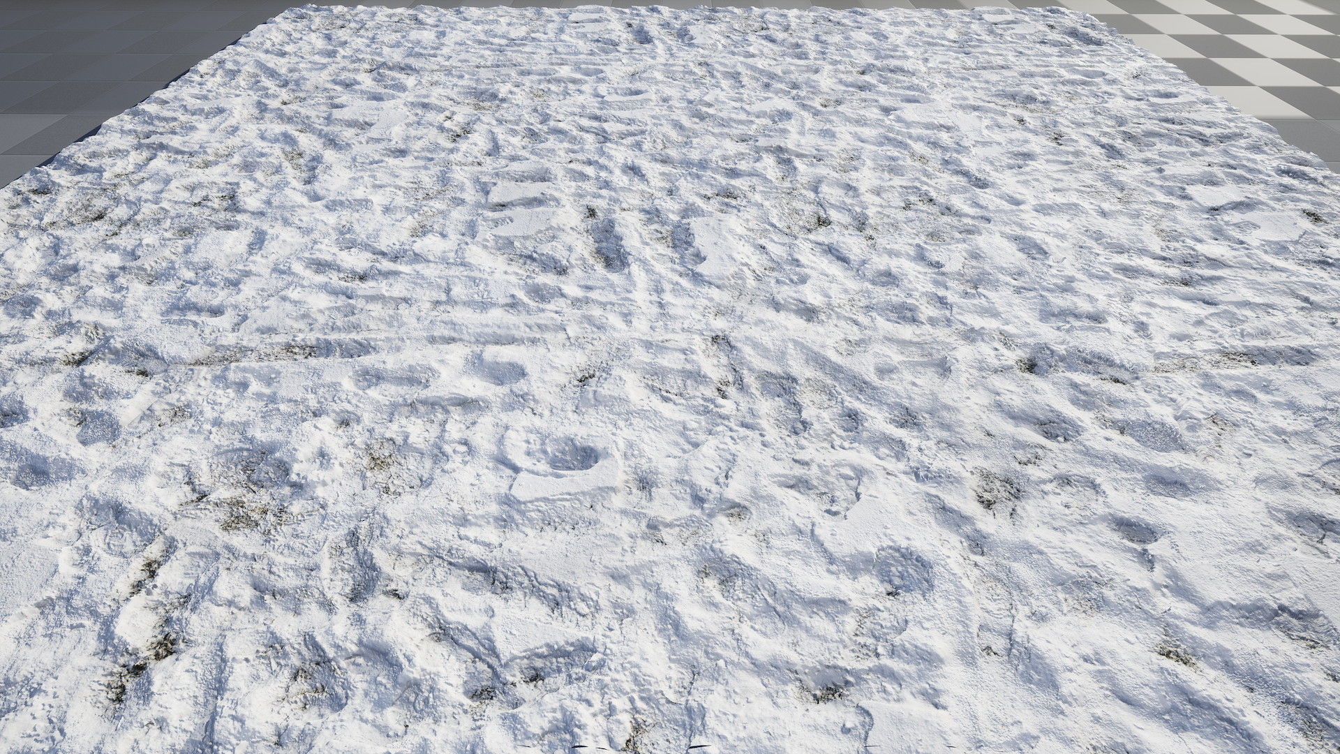 UE Snow area materials  part 01 Low-poly 3D model_22