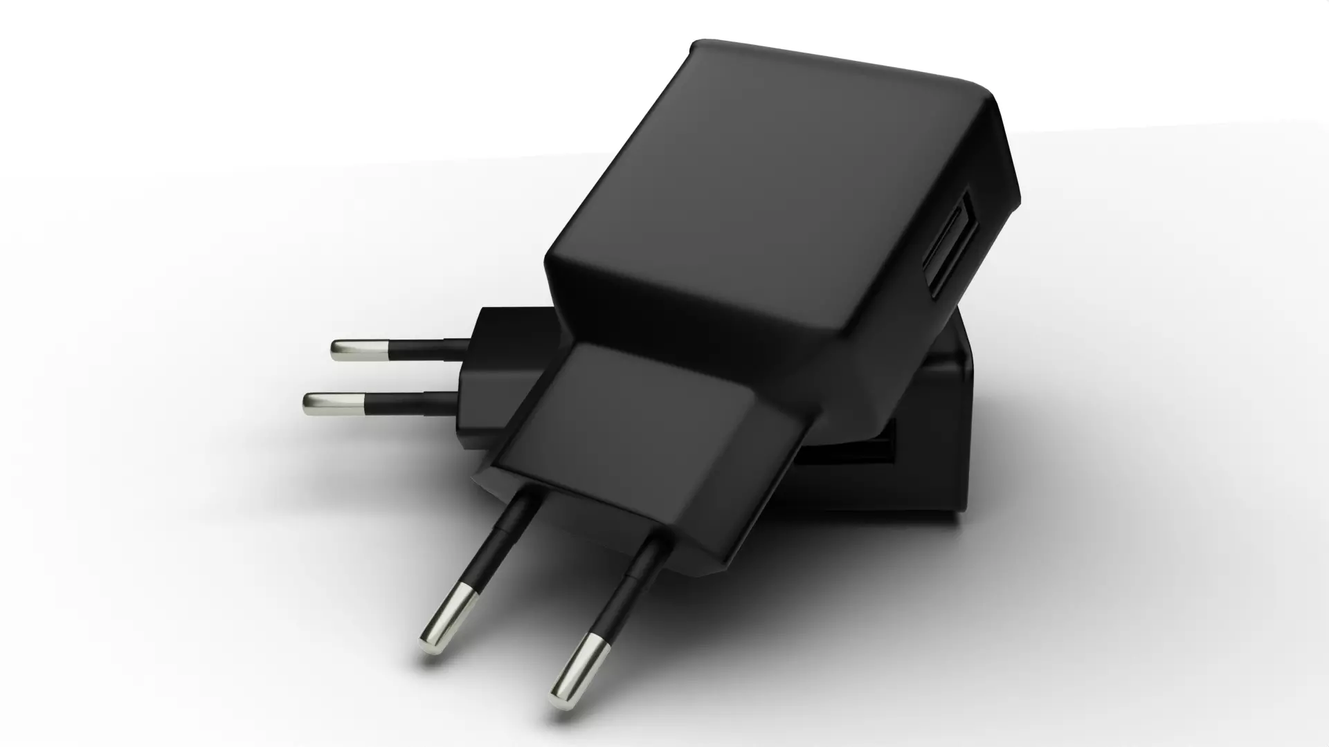 Charger 3d model Free low-poly 3D model