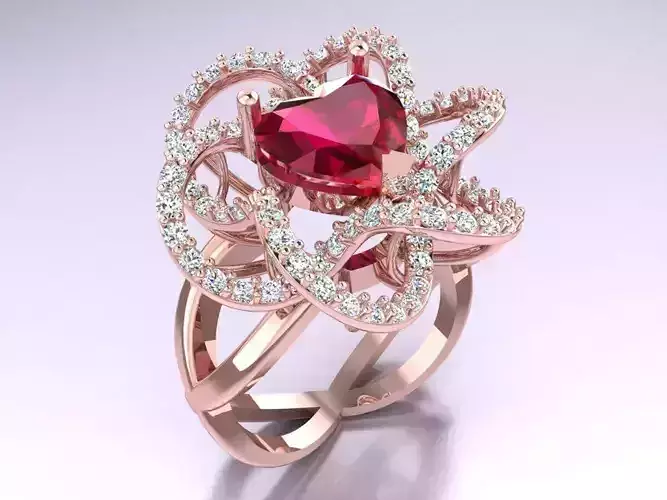 Heart Ring - Womens Rings - N532