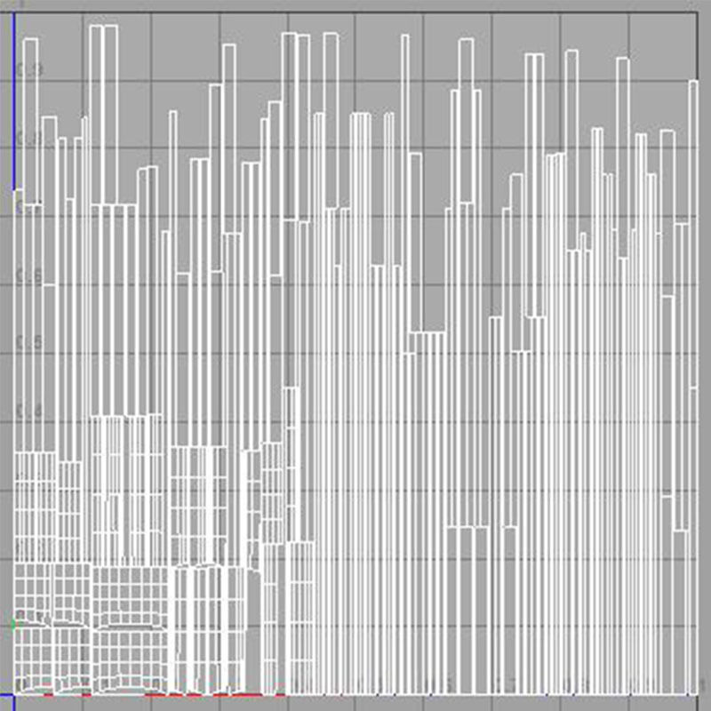 Power cable Low-poly 3D model_6