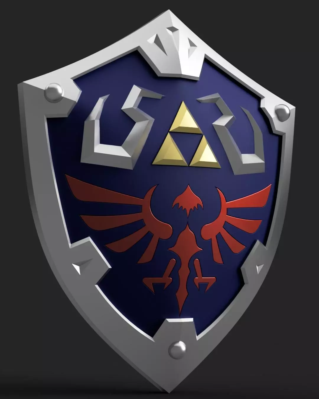 The Legend of Zelda - Tears of The Kingdom - Hylian Shield 3D print model_0
