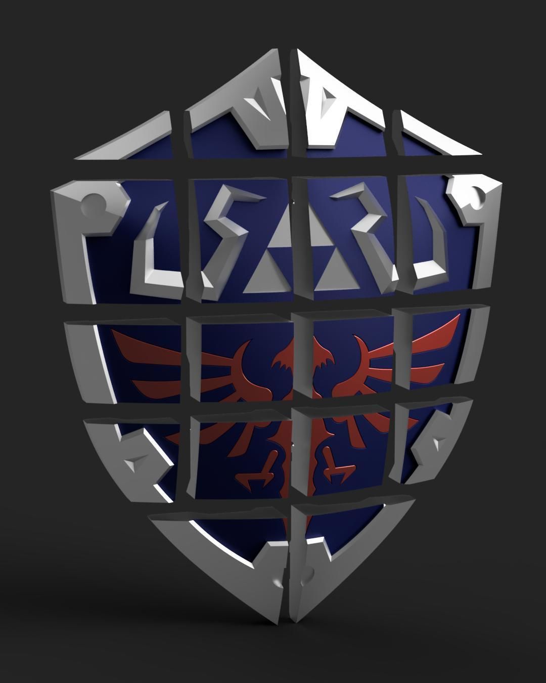 The Legend of Zelda - Tears of The Kingdom - Hylian Shield 3D print model_5