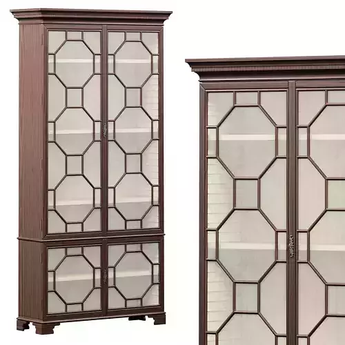 CHINESE CHIPPENDALE DISPLAY CABINET by Bakerfurniture