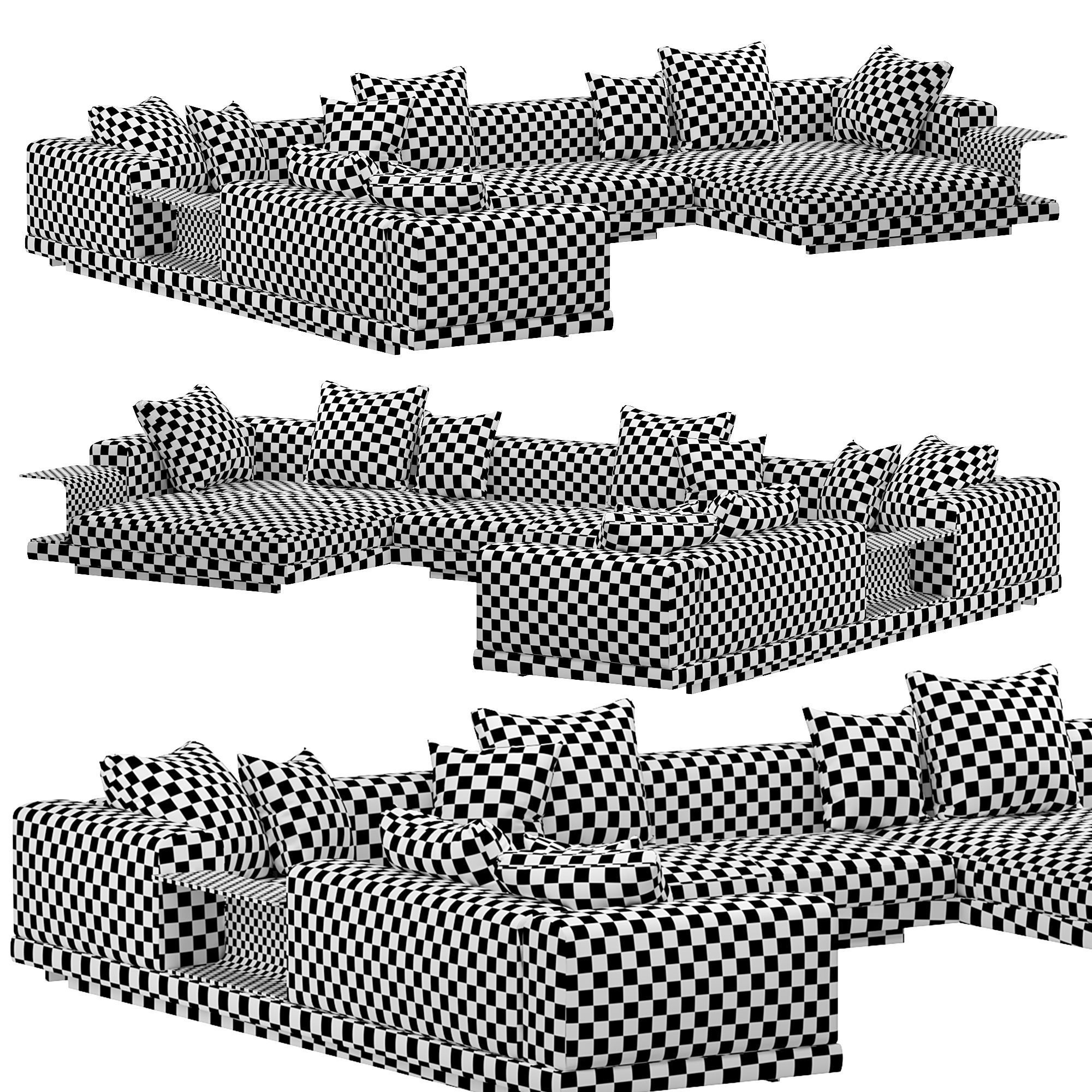 Connery Sofa 3D model_4