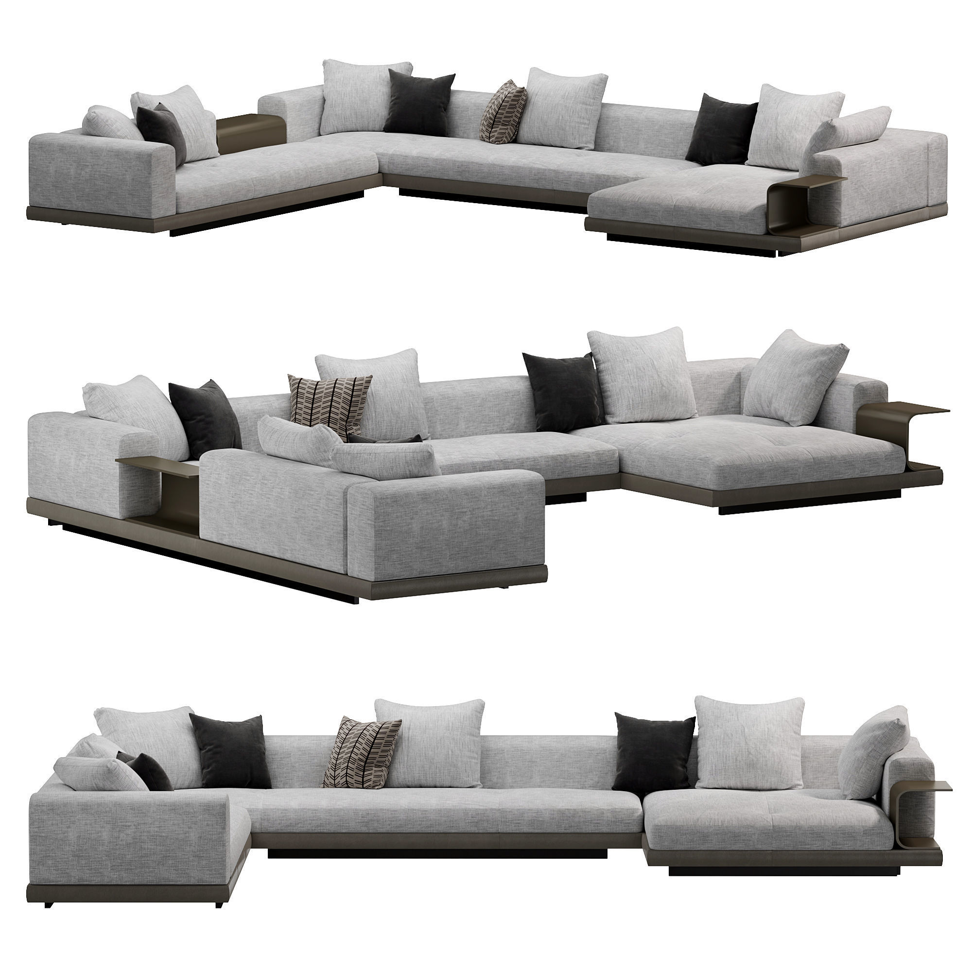 Connery Sofa 3D model_1