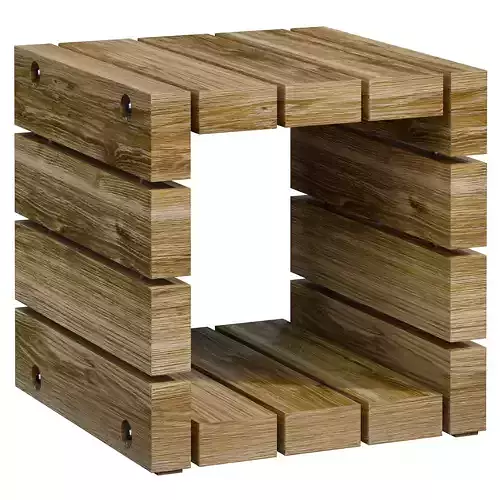 RECLAIMED TEAK SIDE TABLE By Livemaster