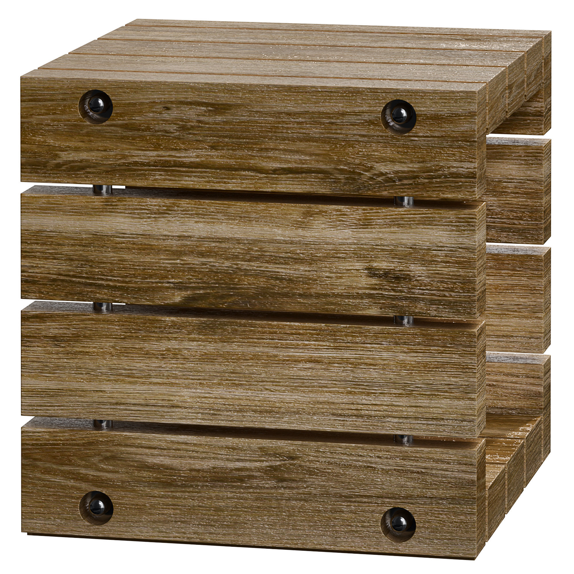 RECLAIMED TEAK SIDE TABLE By Livemaster 3D model_2