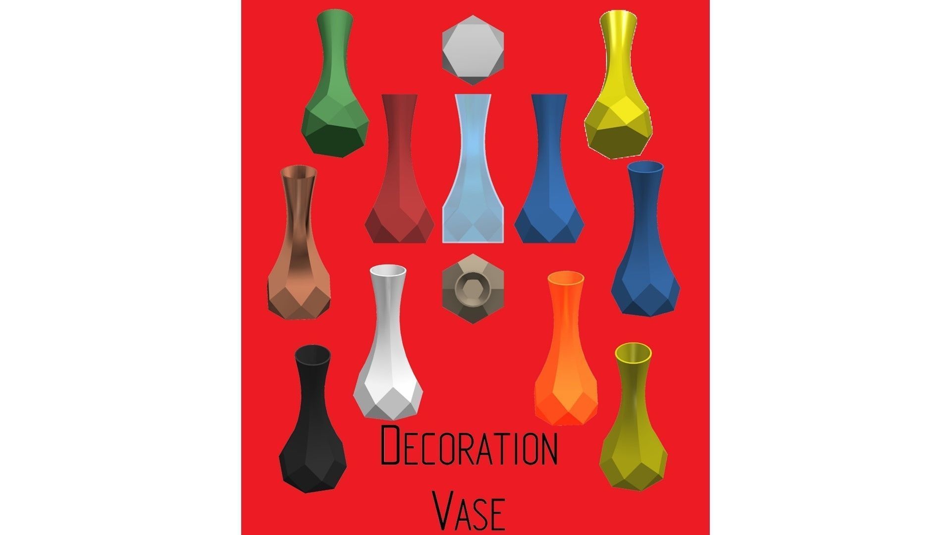 Decoration Vase 3D print model_6