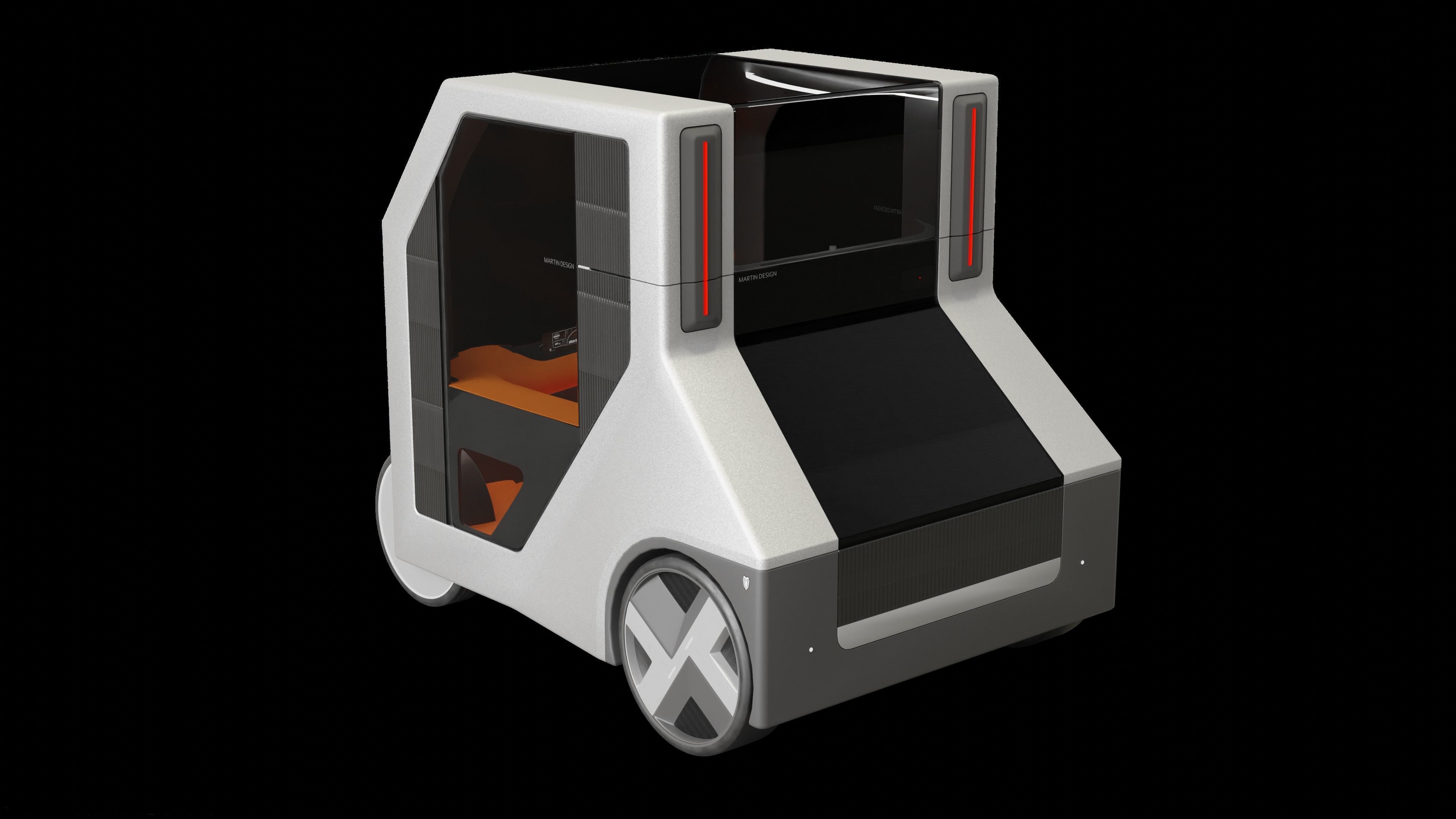 City Car 2030 3D model_2