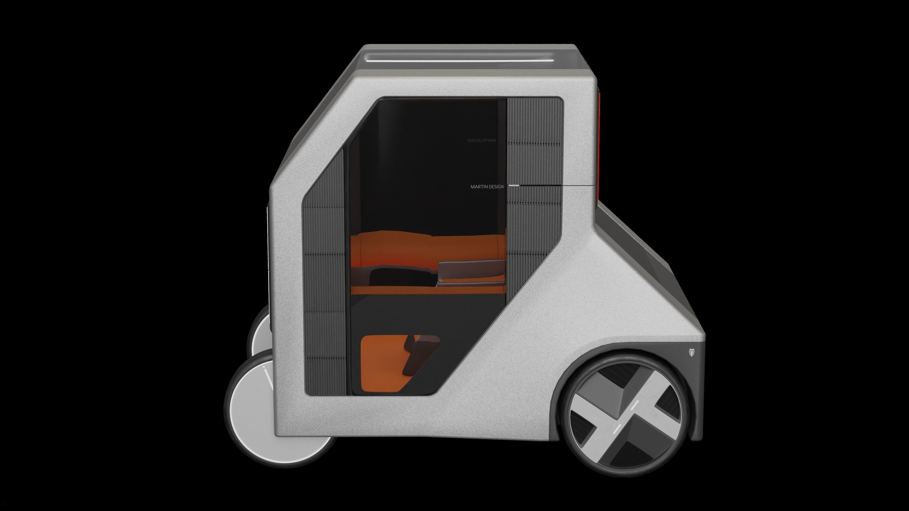 City Car 2030 3D model_3