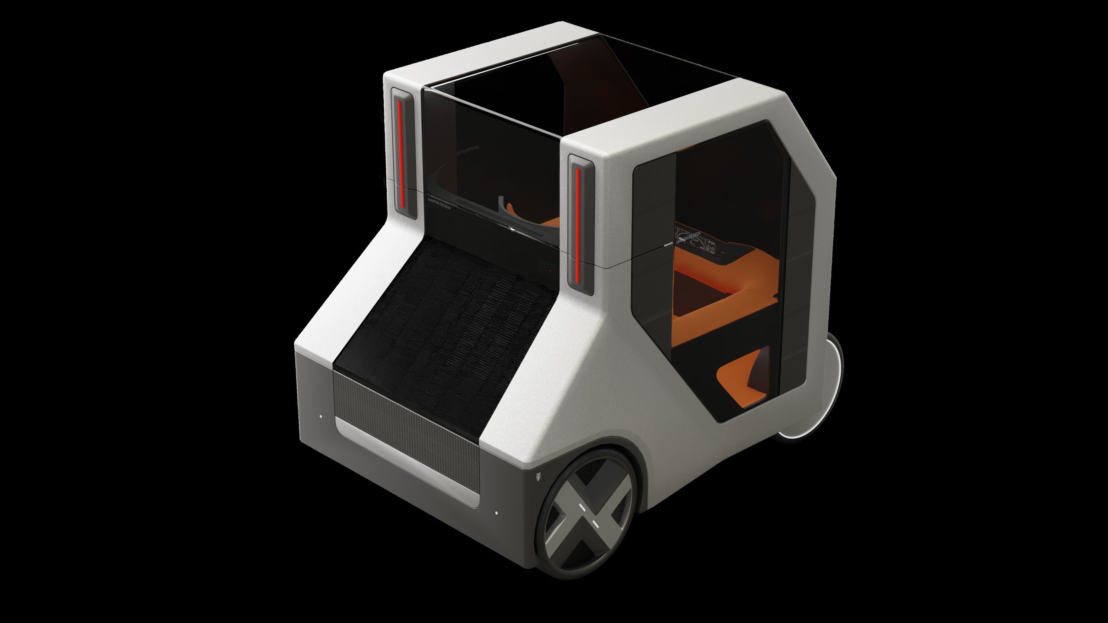 City Car 2030 3D model_5