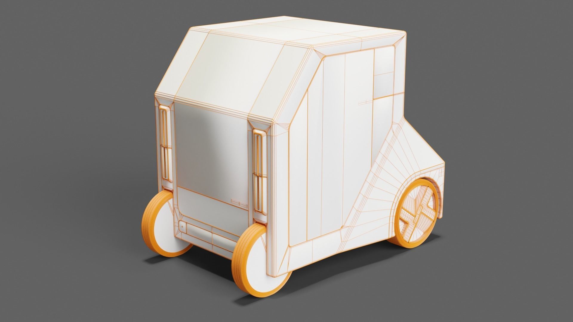 City Car 2030 3D model_11